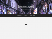 Screenshot des Blogs Cultural Affair – Interkulturelle Abenteuer