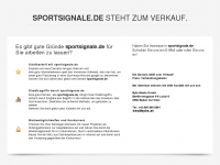 Screenshot des Blogs Sport-Signale