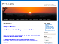 Screenshot des Blogs Psychobionik