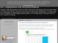 Screenshot des Blogs Lernpraxis Thomas Wilhelm – Hilfe bei Legasthenie, LRS und Analphabetismus