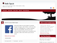 Screenshot des Blogs Kindle-Tipps