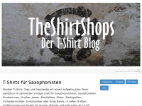 Screenshot des Blogs TheShirtShops Blog