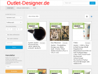 Screenshot des Blogs Designer Outlet