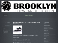 Screenshot des Blogs Brooklyn Fashion Blog