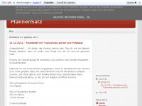 Screenshot des Blogs PfannenSatz