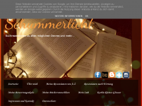 Screenshot des Blogs Schummerlicht
