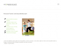 Screenshot des Blogs Alexander Schütt – Personal Trainer und Gesundheitsmanager