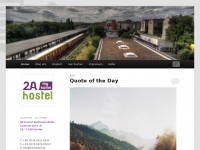 Screenshot des Blogs 2A Hostel – my home