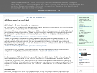 Screenshot des Blogs ADITnetwork – E-Commerce der nächsten Generation