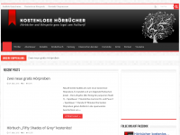 Screenshot des Blogs Kostenlose Hörbücher