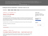 Screenshot des Blogs Three Days Grace Germany