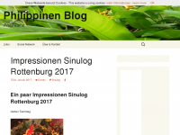 Screenshot des Blogs New PD Blog Philippinen