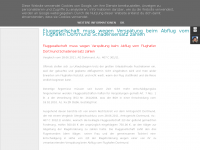 Screenshot des Blogs Fluggesellschaft muss wegen Verspätung beim Abflug vom Flughafen Dortmund Schadensersatz zahlen