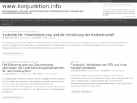 Screenshot des Blogs www.konjunktion.info
