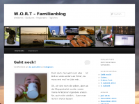 Screenshot des Blogs W.O.R.T.