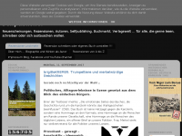 Screenshot des Blogs Bücher und eBooks
