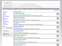 Screenshot des Blogs Zuuper.de – Rezepte