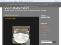 Screenshot des Blogs Cocktailshaker24