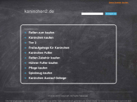 Screenshot des Blogs Kaninchen Ratgeber