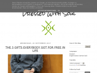 Screenshot des Blogs Dressed with Soul