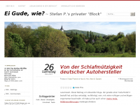 Screenshot des Blogs Ei gude, wie?