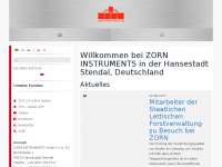 Screenshot des Blogs Leichte Fallplatte ZFG3000