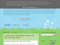 Screenshot des Blogs Heilpflanzen
