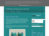 Screenshot des Blogs Handarbeiten