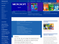 Screenshot des Blogs windowsacht.de