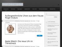 Screenshot des Blogs Luxus Uhren und Schmuck