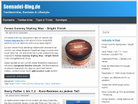 Screenshot des Blogs Seenadel-Blog.de
