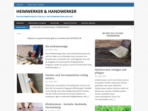 Screenshot des Blogs Ich bin Heimwerker