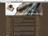 Screenshot des Blogs Tash Horse Experience