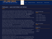 Screenshot des Blogs Halloween-Ideen.de