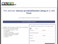 Screenshot des Blogs Dana´s Produktwelt