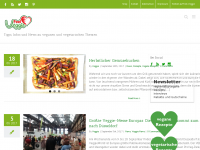 Screenshot des Blogs feel veggie