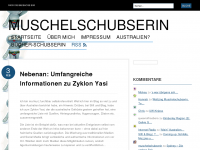 Screenshot des Blogs Muschelschubserin