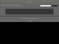 Screenshot des Blogs Burnout