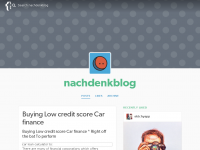 Screenshot des Blogs Nachdenk-Blog