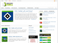 Screenshot des Blogs Fußball Bundesliga Blog