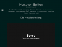 Screenshot des Blogs Horst von Bohlen