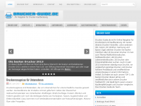 Screenshot des Blogs Drucker Guide