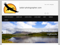 Screenshot des Blogs safari-photographer.com
