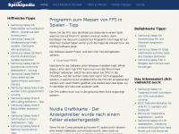 Screenshot des Blogs Spickipedia