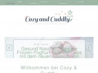 Screenshot des Blogs cozy & cuddly – alles Schöne für mich und mein Zuhause