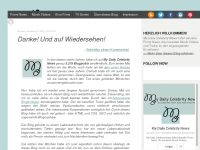 Screenshot des Blogs My Daily Celebrity News!