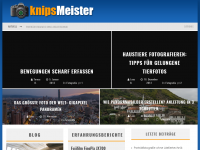 Screenshot des Blogs Knipsmeister