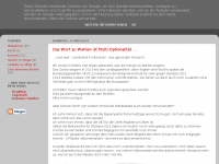 Screenshot des Blogs Sandras Senf
