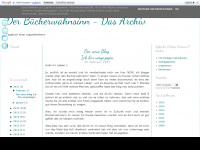 Screenshot des Blogs Der Bücherwahnsinn