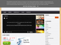 Screenshot des Blogs exclusive Share